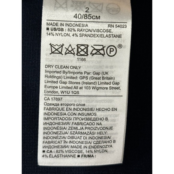 Banana Republic Women's Fit & Flare Mini Dress Rayon Blend Stretch Sleeveless 2 - Picture 6 of 7